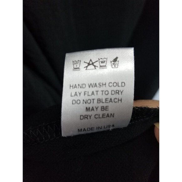 Shannon Passero Black Lagenlook Sheer Tunic Size XL - Picture 6 of 8